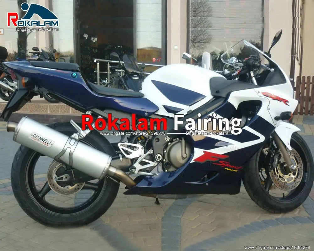 Для Honda CBR600 F4i 2001 2002 2003 CBR 600 F4i 600F4i 01 02 03 CBR600FS белый черный ABS мотоцикл (литье под давлением)