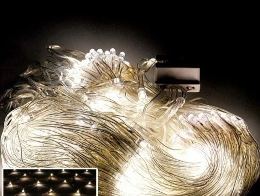 LED Net Lights 4.5M * 1.5M / 3M * 3M320Leds Meshwork Lampe String Liht Rideau Xmas Wedding Party Holiday Décoration De Noël