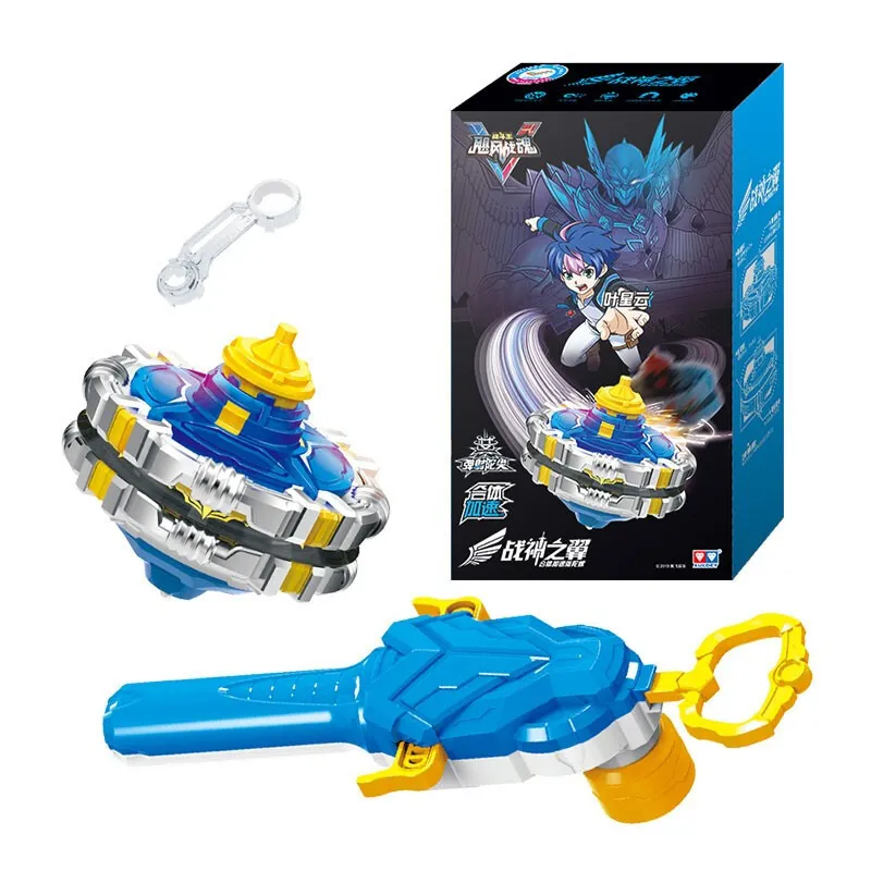 Netoke Gyros Toupie Gyros Turbo 4D Lot 2 Combos Avec Lanceurs Métal - Jeu Combat Enfants