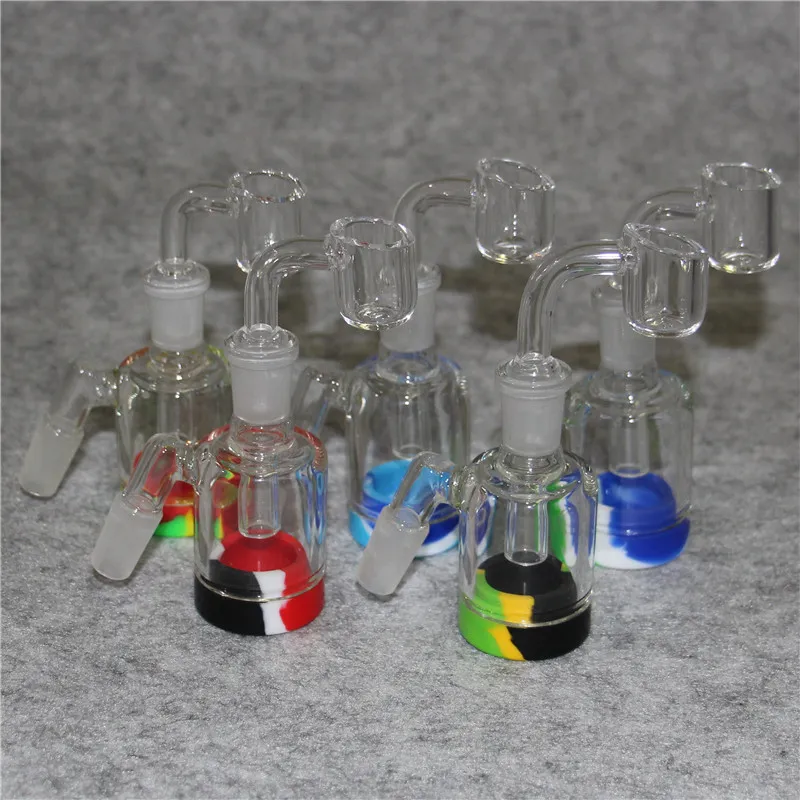 18 mm glas aska catcher rökare tillbehör vattenpipa bong tjock askatcher för vattenpipa shisha vattenrör