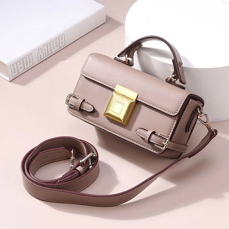 HBP classic ladies real Leather handbag purse Fashion box bags small square bag single shoulder messenger bag crossbody bag 9P0820