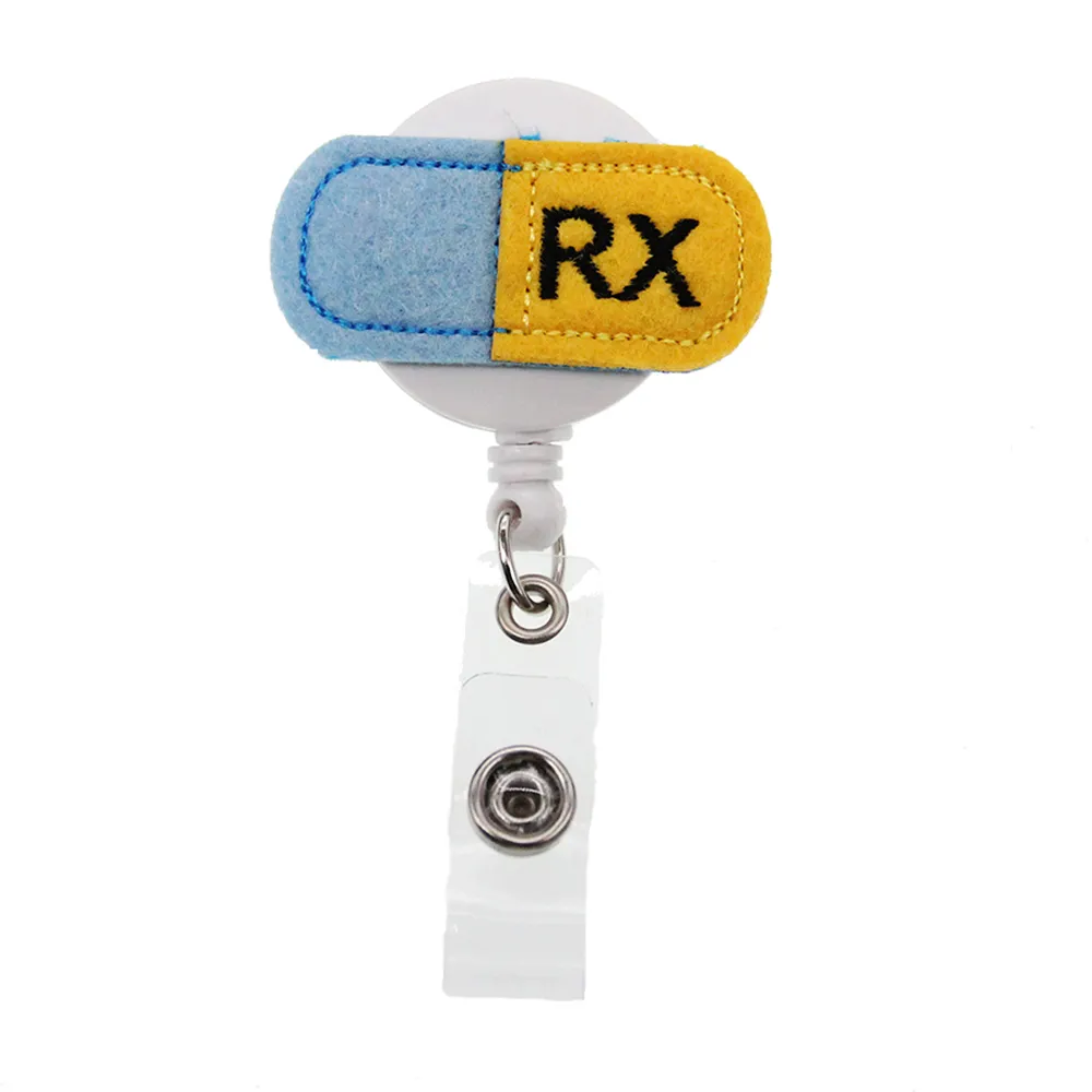 Key Rings Medical Cartoon Felt Retractable Badge Holder Pull Reel Nurse ID  Name Card Tag With Clip281D From 18,71 €