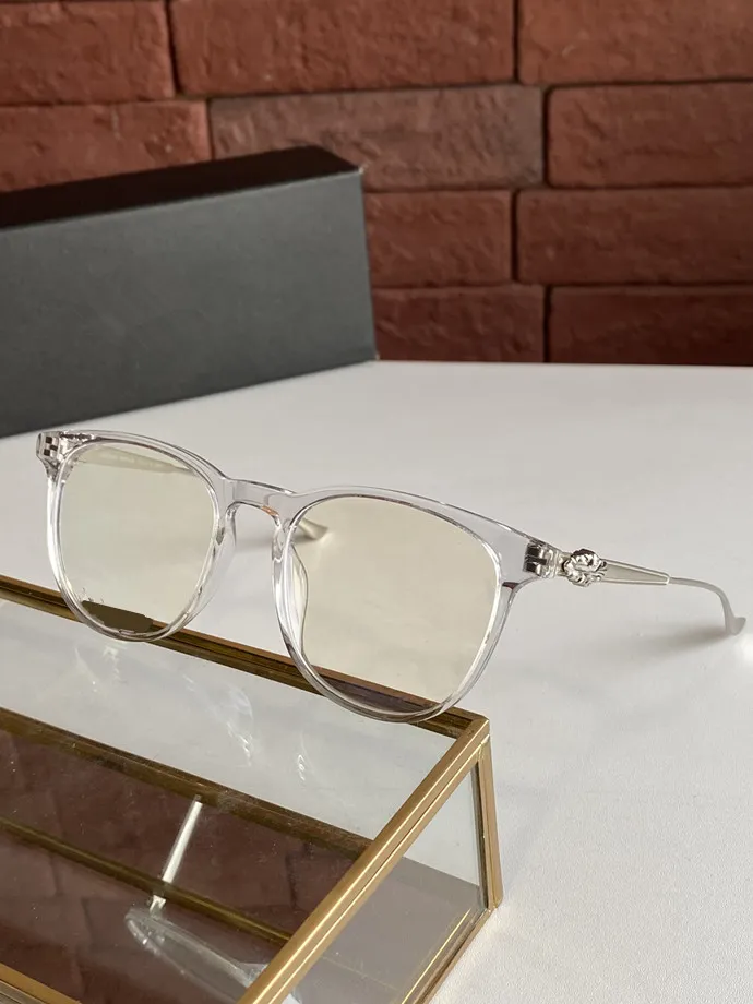 2021 New Fashion Stile classico Montatura per occhiali quadrati trasparenti Moda temperamento maschile e femminile occhiali identici taglia 52 "20" 145