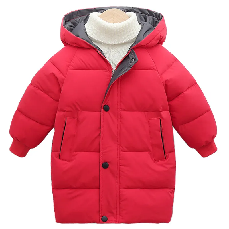 HH Manteau d'hiver pour enfants pour filles, vestes chaudes et confortables pour garçons, vêtements décontractés épais, vêtements d'extérieur pour enfants Parkas LJ201120