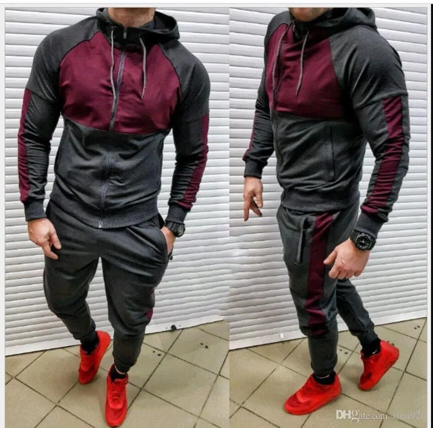 Winter Fashion Brand Tracksuit For Men 2 Pieces Set Camouflage Hooded Jacket  + Pants Track Suit Mens Sportswear Sweat Suit 5XL - AliExpress