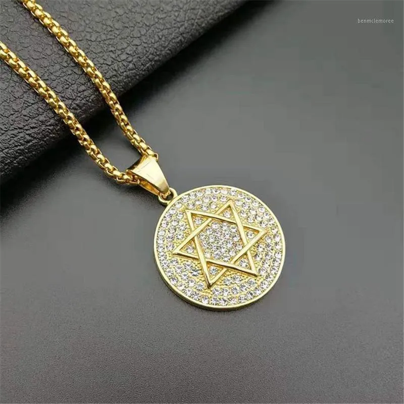 thumbnail image 2 of Star Of David Necklace - Stainless Steel Magen David Pendant - Choose Chain & Length 2 of 5