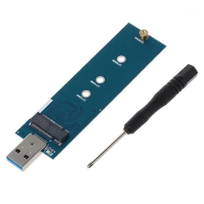M.2 To USB Adapter B Key M.2 SSD Adapter USB 3.0 To 2280 M2 NGFF SSD Drive Converter Reader Card
