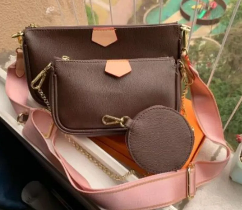 Projektant- Damskie Tote Ramię Torebka 3 sztuk Zestaw Torebka Satchel Torebka Top-Hands Crossbody Torba