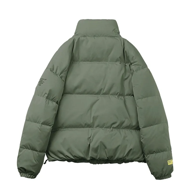 SingleRoad Männer Baumwolle Gefütterte Jacke Winter Mantel Parka Hohe Kragen Solide Winddicht Hip Hop Streetwear Jacke Für Männer 201204