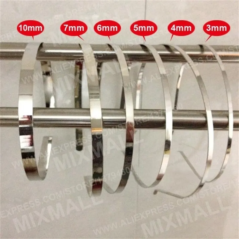 Wholesale 3mm 5mm 7mm DIY Metal Hairbands Hair Headbands Accessory