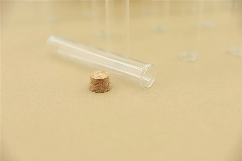 50pcs Glass Bottle 22mm 35ml Test Tube Cork Stopper Mini Spice Bottles Container Small DIY Jars Vials Tiny Bottles glass (6)