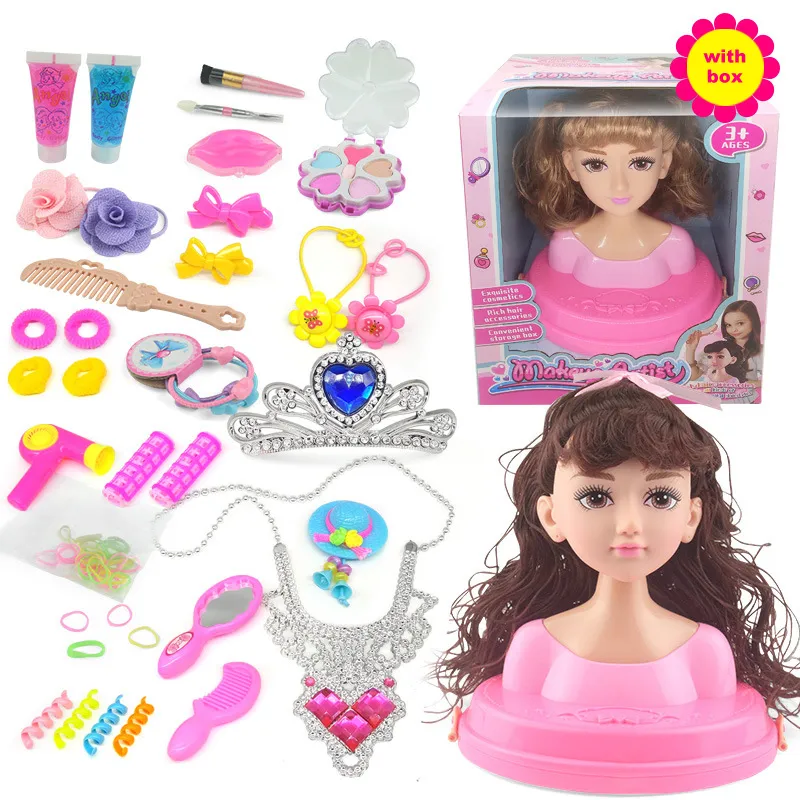 Princesa salão de beleza meninas ornamentos decorativos brinquedo