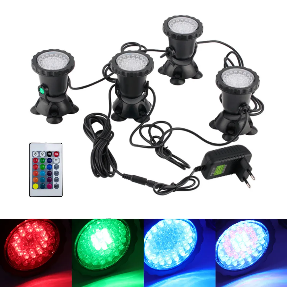 Luminaqua Underwater RGB LED Light Waterproof Spotlights For Pools