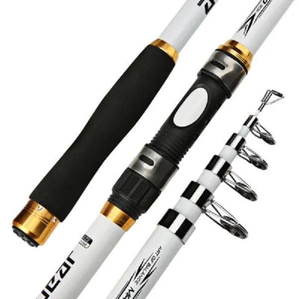 Sougayilang Canna da pesca Cobos Canna da pesca telescopica in fibra