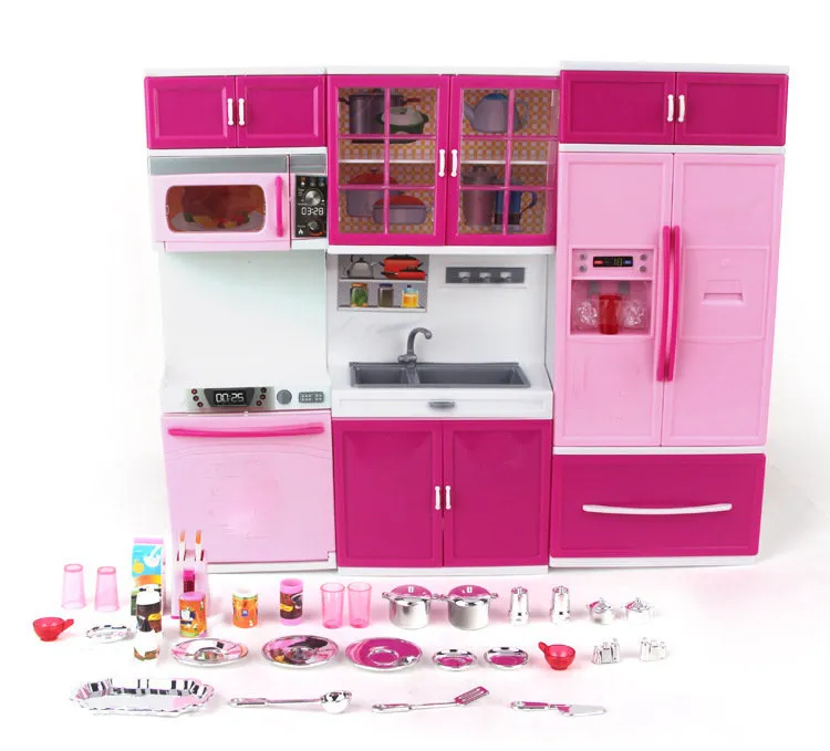 Pink Kids Pretend Cooking Kids Large Children /27s Kitchen With