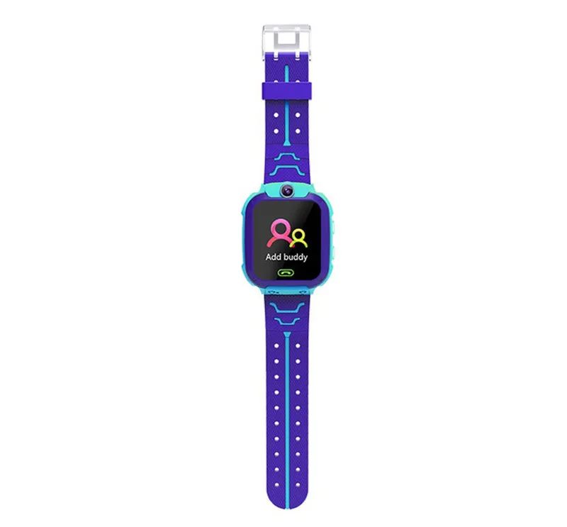 Montre étanche Q12 pour enfants, appel SOS, montre intelligente, suivi de localisation LBS, appareils anti-perte avec carte SIM 2G, compatible avec les smartphones