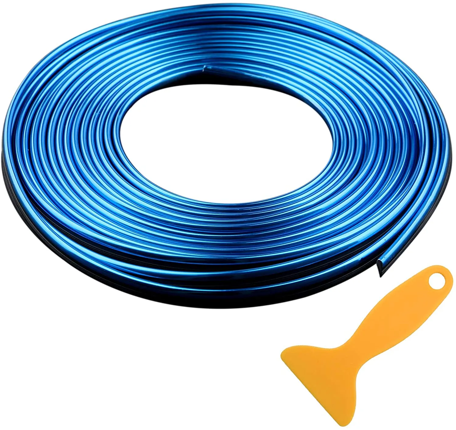 Blauw 16.4 ft (5 meter) flexibele 3D DIY Automobiel Auto Motor Interieur Exterieur Decoratie Auto Molding Trim Strip Line Parts