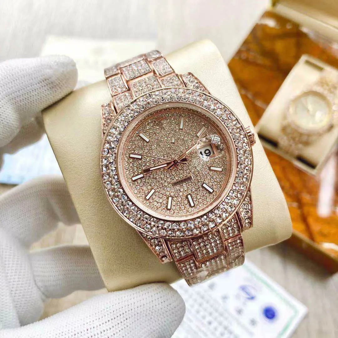 TM Watch Mens Fashion Watch With Quartz Battery Complete Calendar And 36m Vvs Diamond Chain Hot Seller 324R From Leey1 41.46 DHgate.Com