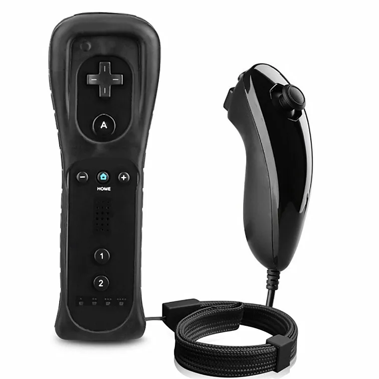Télécommande Sans Fil 2 En 1 + Commande Nunchuk Pour Manette De Jeu Nintendo  Wii, Coque En Silicone, 10 EnsemblesDu 11,98 €