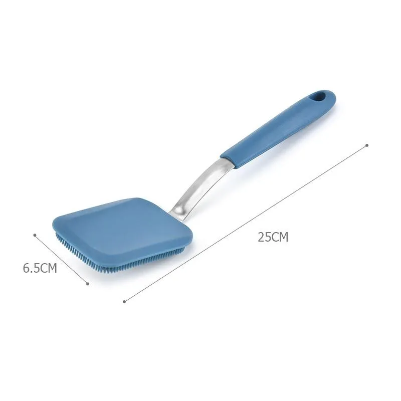 Silicone Cleaning Brush Kitchen Decreasing Dish Brush Handle Wash Pot Brushes Kitchens Gadgets Can Be Hung GH0065