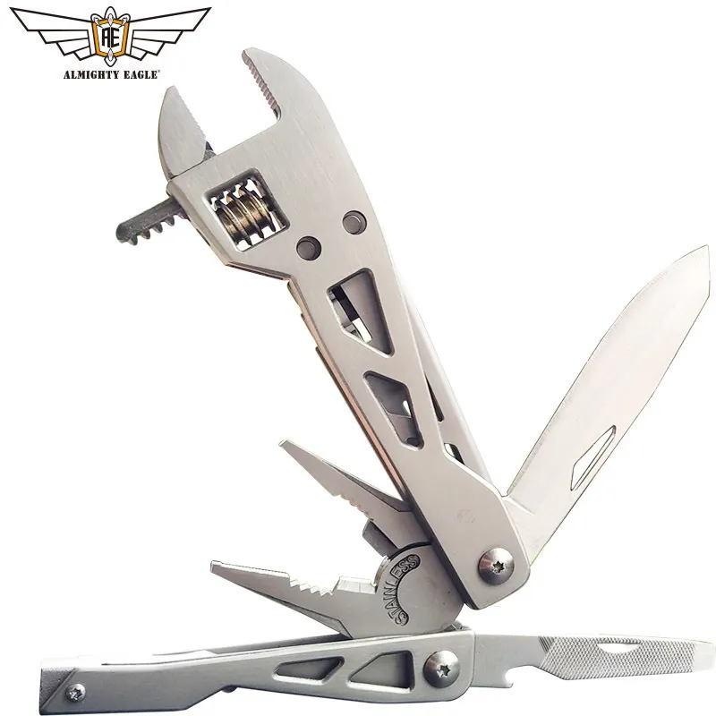 ONNIPOTENTE EAGLE Pinza multifunzione Coltello tascabile Pinze portatili Utensile manuale Utensile pieghevole Attrezzi da campeggio Attrezzi da esterno Attrezzatura di sopravvivenza Y200321