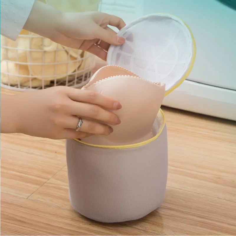 bag pecial anti deformation mesh protection roller in laundry pouch clothes sack bra underwear Candy color washing A set of 