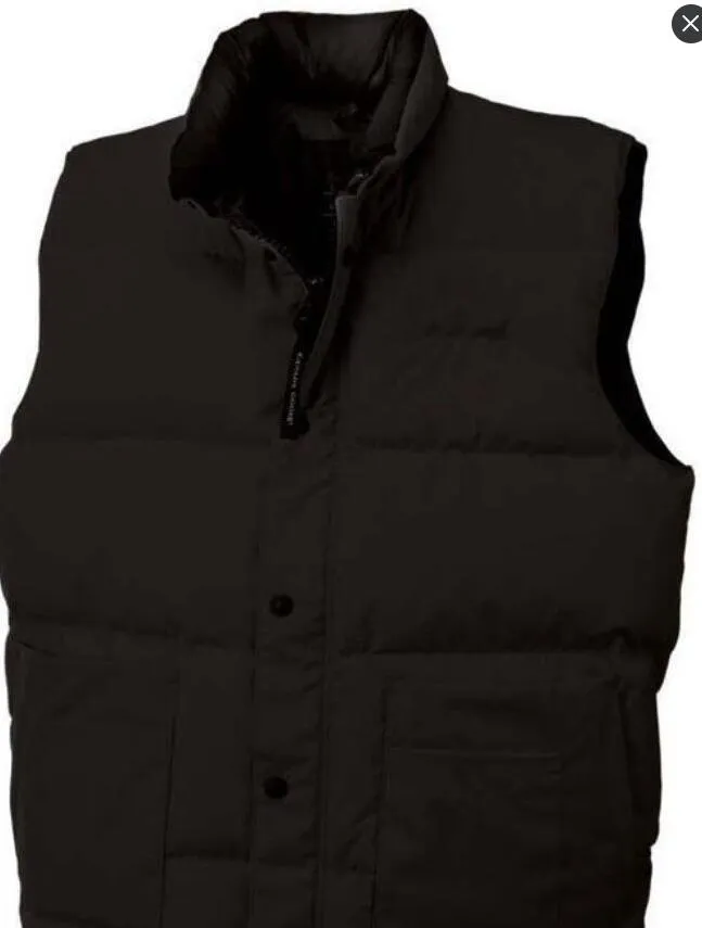 20SS Nieuwe Mens Freestyle Real Feather Down Winter Fashion Vest Bodywarmer Advanced Waterdichte Stof Fire Frhinoceros