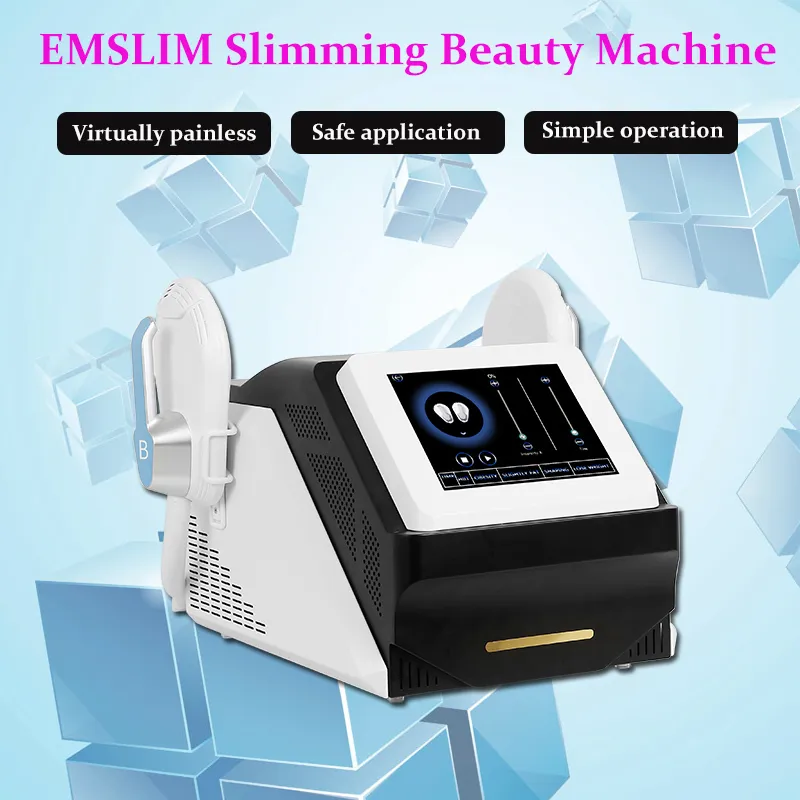 EMSLIM Body Contouring Slimming Shaping Machine for BUILDS MUSCLE and Fat Removal Equipment Two handles DHL