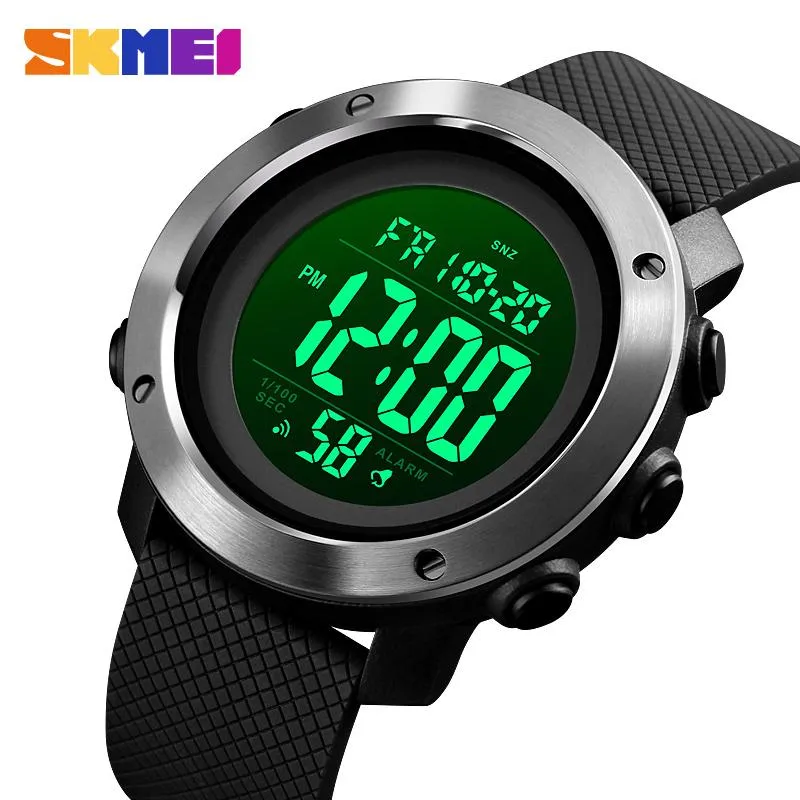 SKMEI Япония цифровое движение Мужские часы Luminous 5бар водонепроницаемый Мужской Спортивные часы Часы Relogio 1416 1426 Мужчина для
