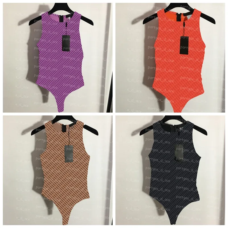 Traje de banho feminino estampado com letras, maiô de design com zíper nas costas, maiô sexy acolchoado, biquíni, body, maiô spa, festa na piscina