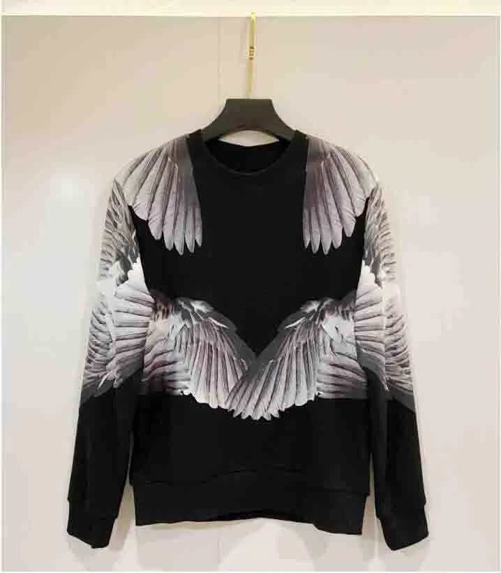 20SS Frankrike senaste vårens sommartröja Fashion Angel Wings Jogging Hoodies Män kvinnor Casual Cotton Baseball Shirt Hoodie 05250p