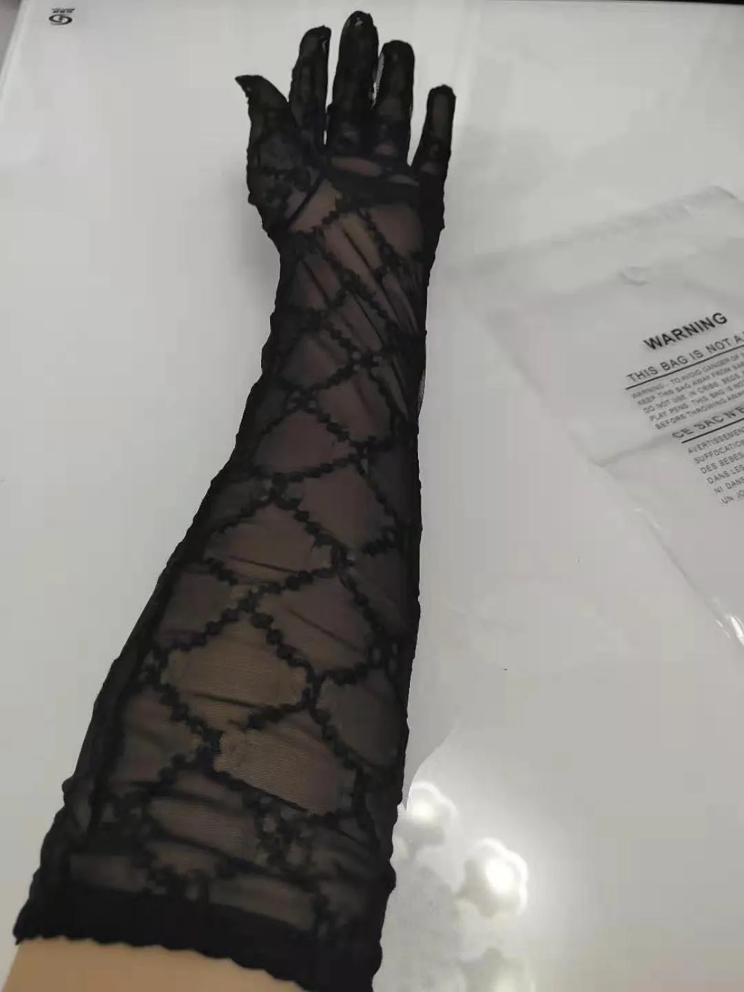 Sheer Gloves Lace Gucci Gloves Embroidered Tulle Gucci Tulle Gloves Dupe  GUCCI Gloves