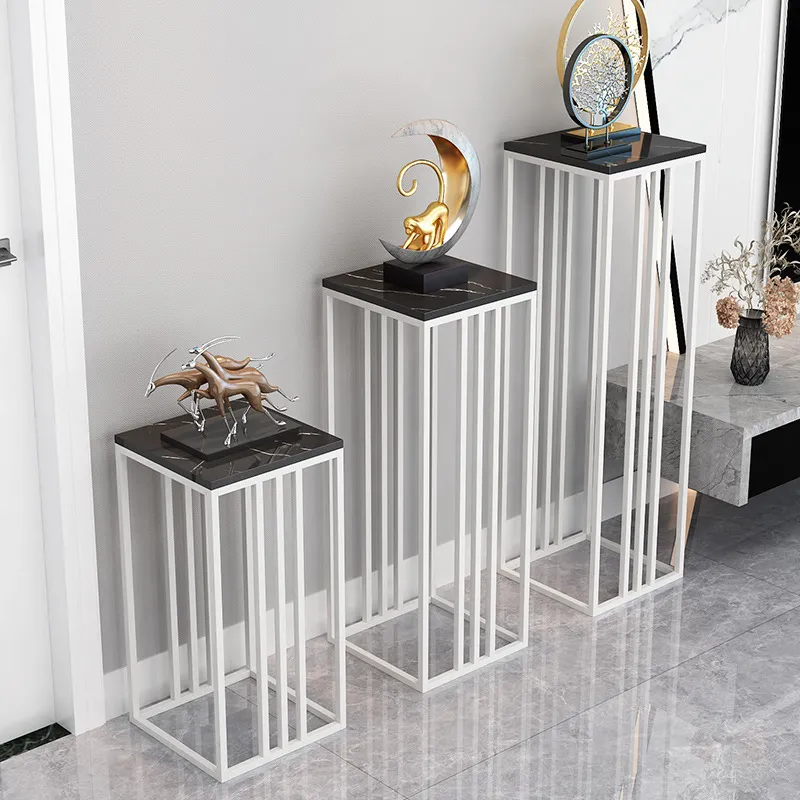 Mobili per soggiorno Portafiori per interni casa balcone decorazione rack Vaso di lusso nordico multistrato display table342o