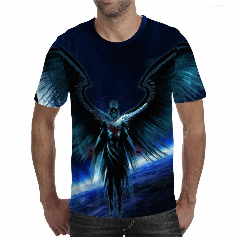 Funny 3D Digital T-Shirt Men Round Neck Graphic Casual Fashion Short Sleeve Tops