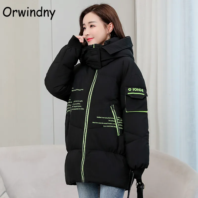 Womens Plus Size 5XL Winter Jacket Hooded Warm Parka Snow Coat Outwear Cotton Padded Clothing From Dou05 41.35 DHgate.Com