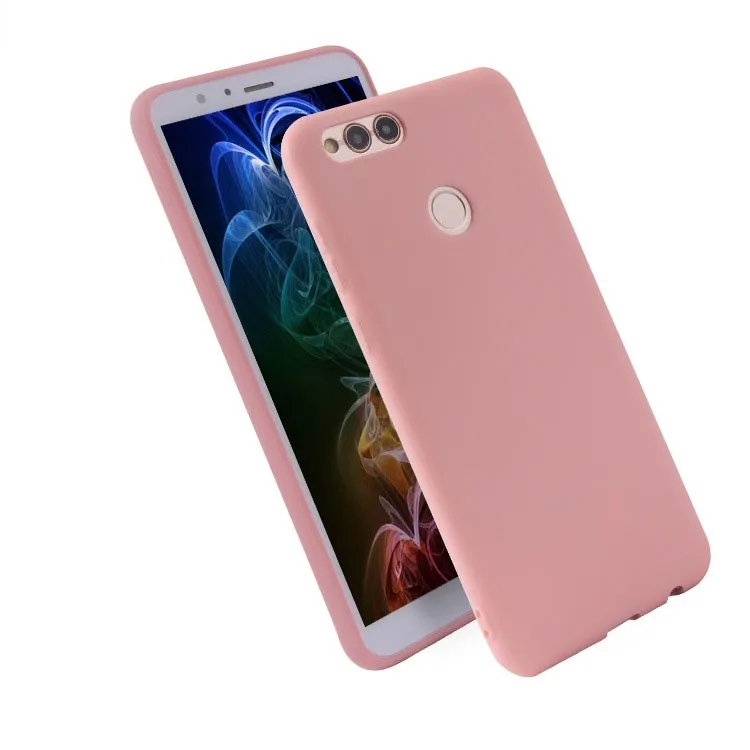 Tylne przypadki dla Huawei Honor 7x 7A 7C 8x 6x 6a 8 9 10 Lite Cover for Huawei P20 Lite P20 Pro Y5 Y6 Prime 2018 Matowa miękka okładka