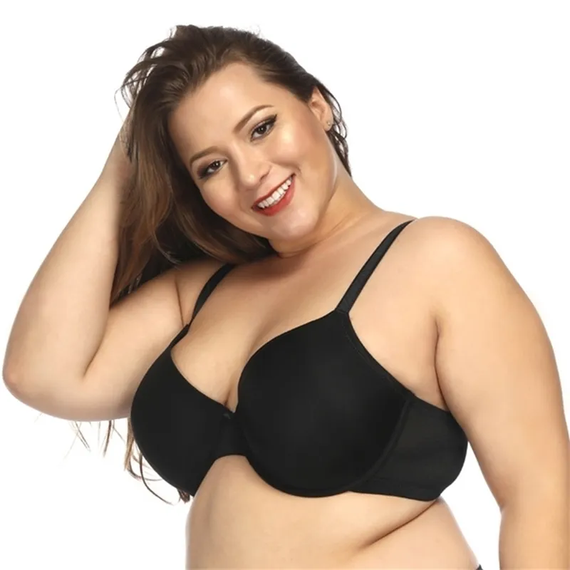 Simple Seamless Underwire Bra For Women Plus Size, Black/Beige, Super Large  Asia Cup Womens 2022, Big Chest, Daily Wear Sizes C XXXL 201202 From Dou05,  $7.38