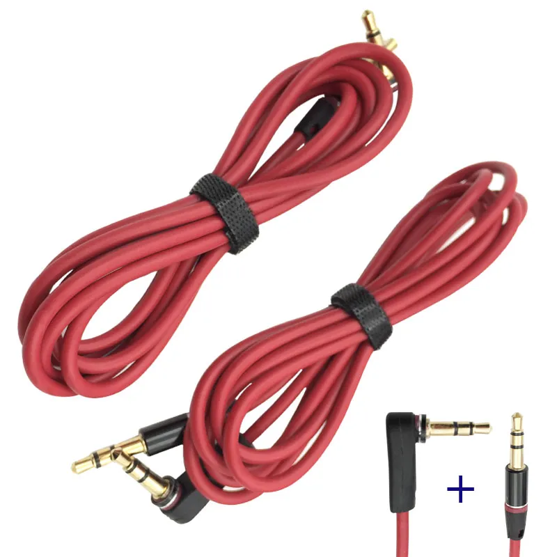 1.2m 3.5mm Męski do Male L Wtyczka stereo Aux Audio Cable do Studio Solo Headphone Telefon Głośnik