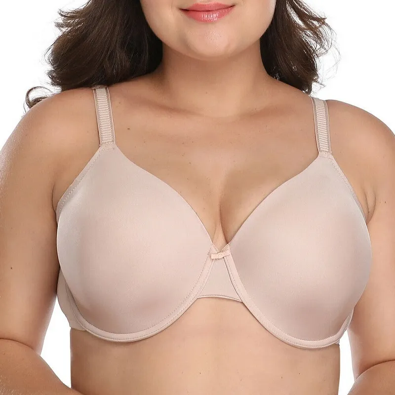 Sexy Unpadded Plus Size Invisible Lift Up Bra For Women 2020