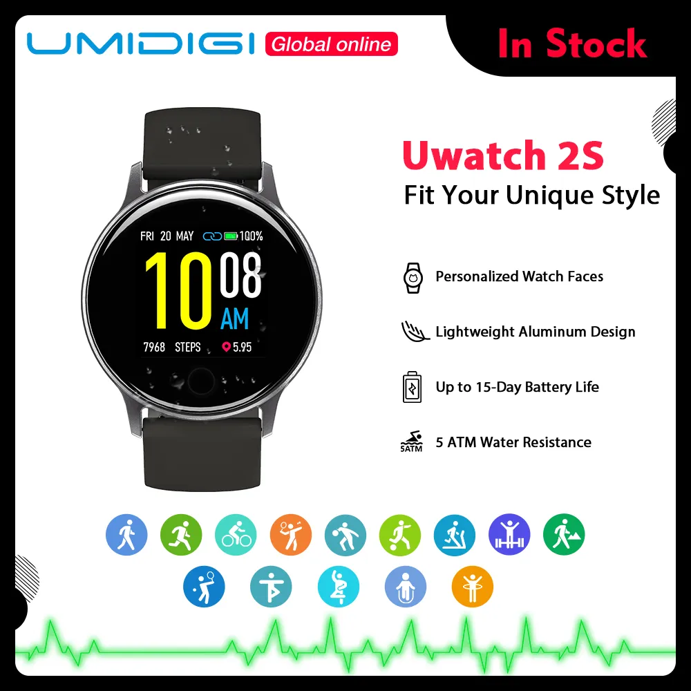 Fornitura Allingrosso Umidigi Uwatch 2s Sport Smart Watch Uomo Men