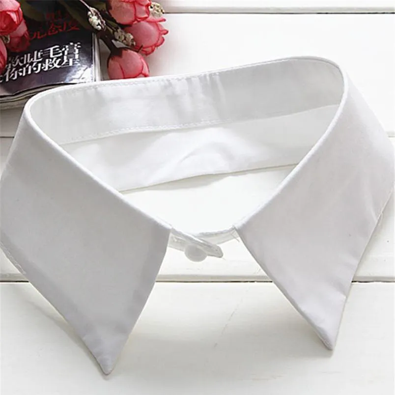Nuevo Collar Falso Para Cuello Desmontable Camisa S lida Camisa