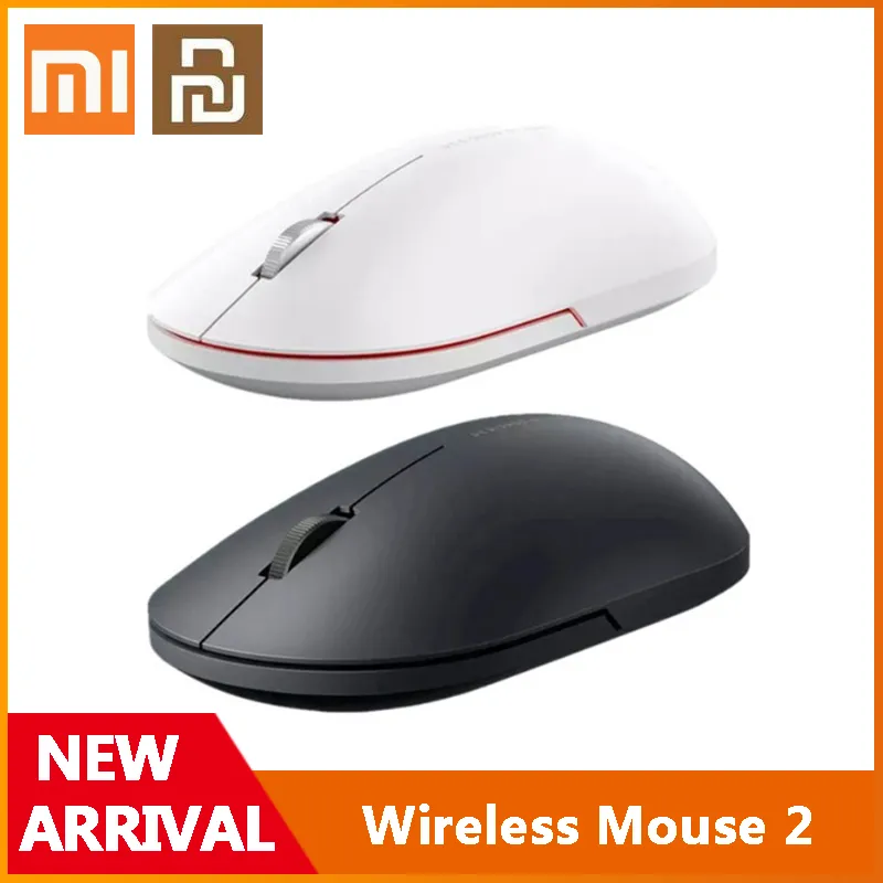 Originele Xiaomi Youpin Wireless Mouse 2 2.4GHz 1000DPI Game Muizen Optische Muizen Mini Ergonomische Portable-Mouse