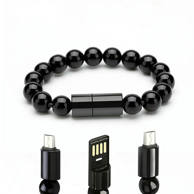 Bracelet Cable USB - Cordon De Charge Et Sync En Silicone Style Bracelet - Pour Téléphone Portable