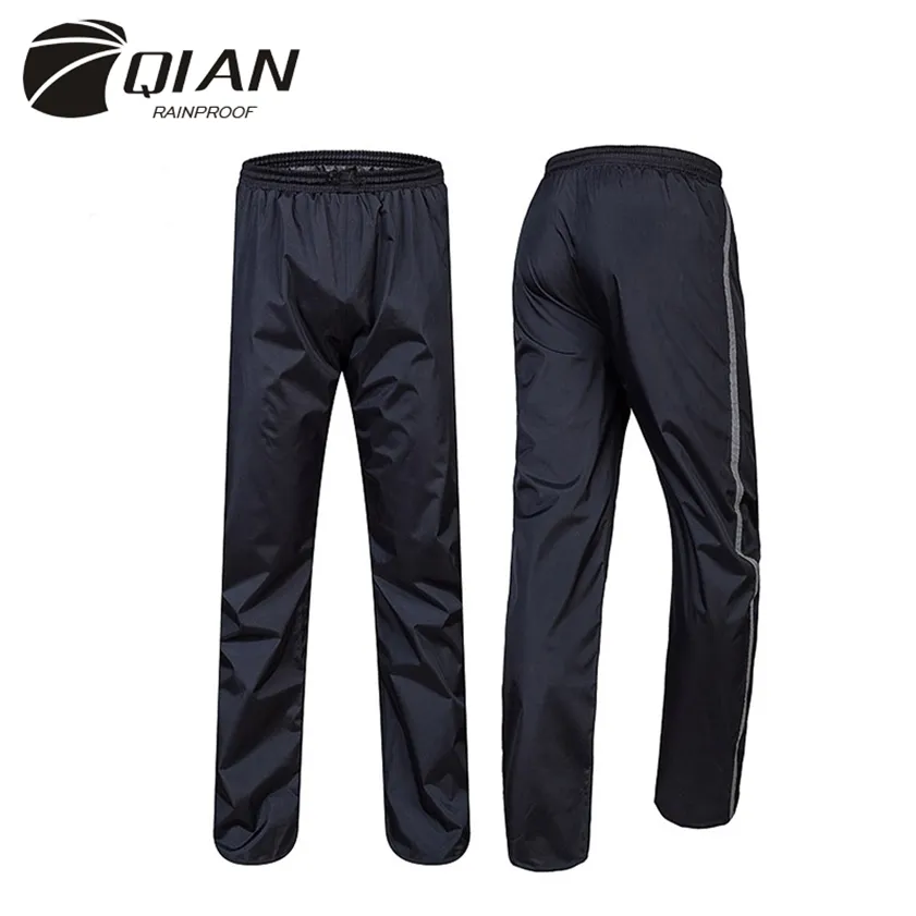 QIAN impermeabile impermeabile/pantaloni da uomo pantaloni impermeabili più spessi da esterno attrezzatura da campeggio per pesca da moto 220217