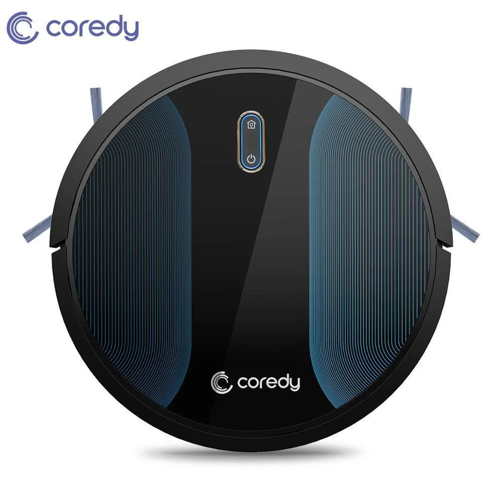 Coredy R500 + 1400pa Robot de limpieza Aspirador Wet Robotic Mop Recargable Smart Carpet Floor Robot aspirador Limpiador de polvo Y200320