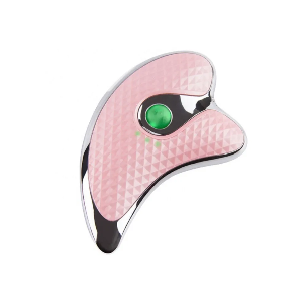 Micro-Current Scraping Instrument Guasha Electric Vibration Heating Beauty Facial Lifting Thin Face Massager Scraping