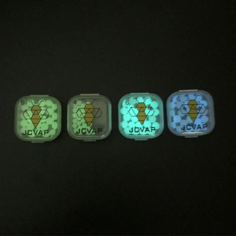 Glow Terp Pearl 4mm 6mm JCVAP Accessori per la palla luminosa con 4 colori per perle per quarzo Banger