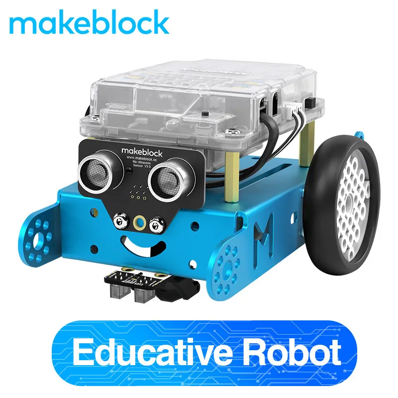 Makeblock MBOT DIY روبوت كيت، اردوينو، برمجة دخول للأطفال، التعليم الجذعية. (الأزرق، نسخة بلوتوث) LJ200919