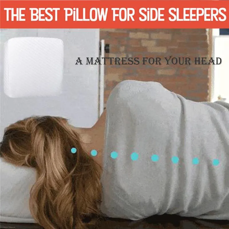 2020 Memory Foam Pillow Pillow Designad för ditt huvud Skydda Vertebral Cube Soft Pad Kuddehölje Hem Textil Drop # 0730