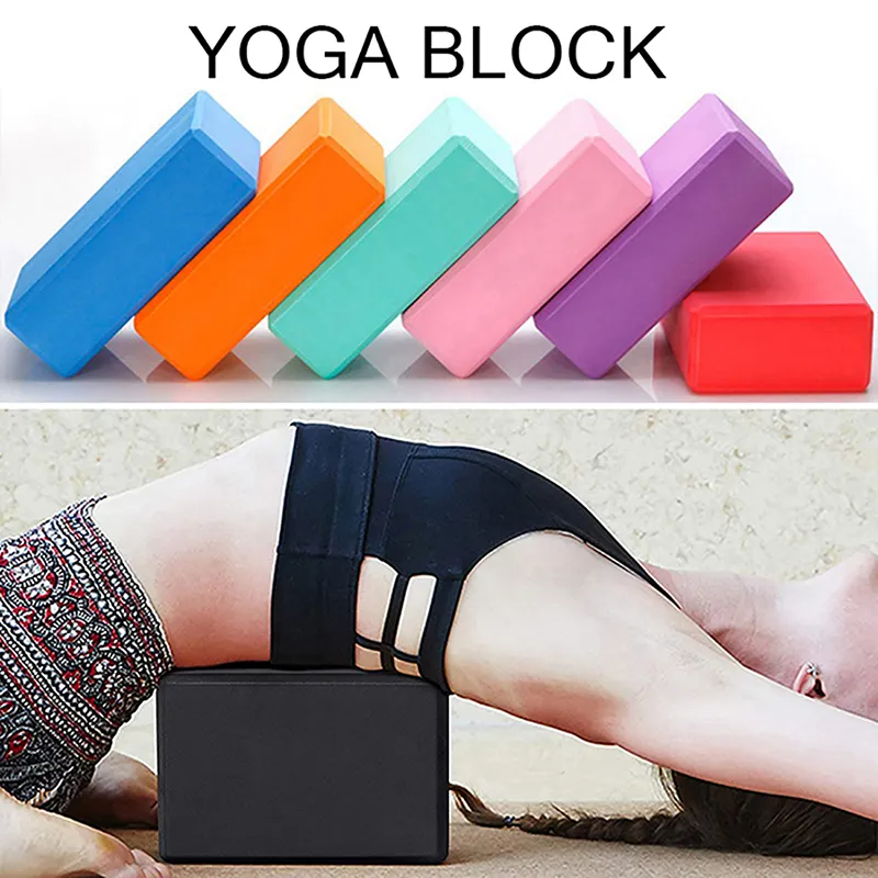 EVA Yoga Block Foam Brick Stretching Aid Gym Pilates per esercizi Fitness Shaping Health Training Yoga Bolster Pillow